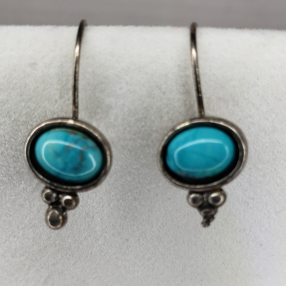 Turquoise Earrings - Picture 2 of 3